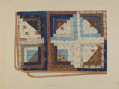 Couverture de cabane en rondins - Elbert S. Mowery