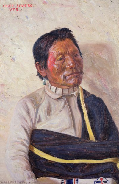 Chef Severo (huile sur toile) - Elbridge Ayer Burbank