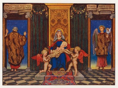 Chants de Noël : Paix sur Terre - Eleanor Fortescue Brickdale