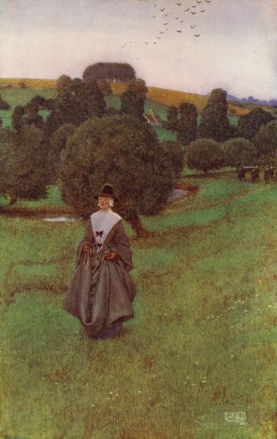 Cruelle Barbara Allen (lithographie en couleur) - Eleanor Fortescue Brickdale