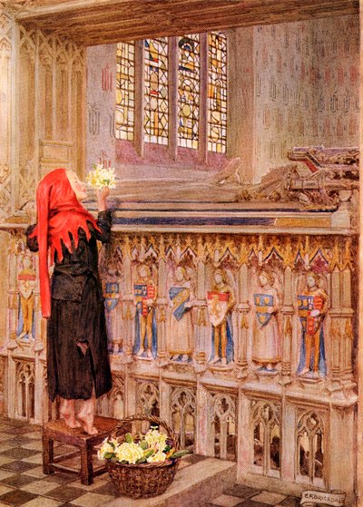 Illustration pour le poème Death the Leveller de Shirley, du livre 