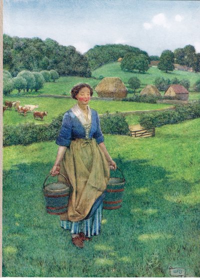 La Laitière, illustration de 