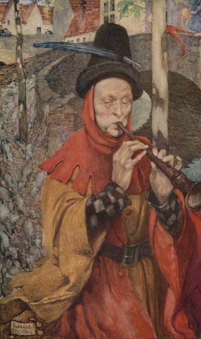 Le joueur de flûte de Hamelin - Eleanor Fortescue Brickdale