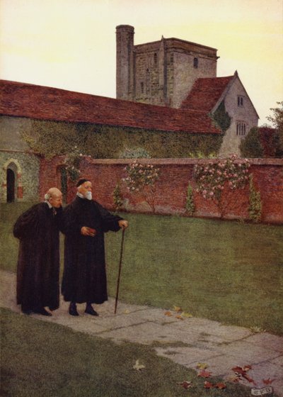Détaché du monde par le souci de la renommée publique ou de la respiration privée (lithographie en couleur) - Eleanor Fortescue Brickdale