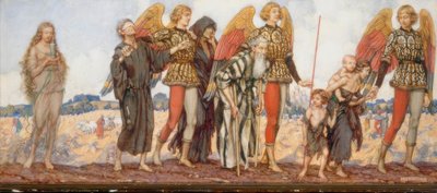 Anges guidant les pauvres - Eleanor Fortescue Brickdale