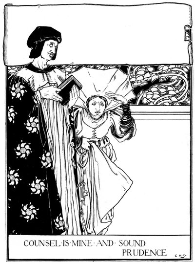 Le conseil est à moi et la prudence saine - Eleanor Fortescue Brickdale