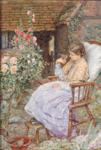 Pour, quelles sont les voix des oiseaux, Oui, et des bêtes, – mais - Eleanor Fortescue Brickdale