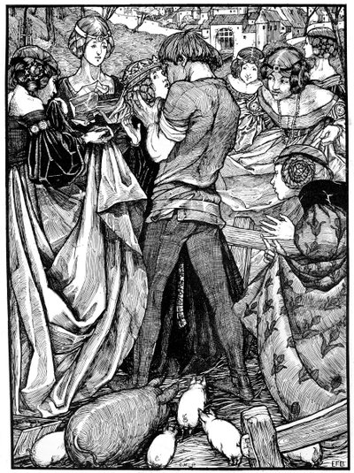 La Princesse et le Porcher - Eleanor Fortescue Brickdale