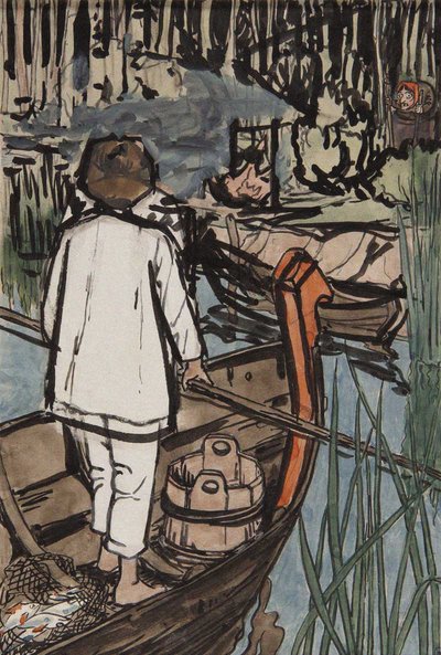 Illustration du conte Synko-Philipko - Elena Dmitryevna Polenova