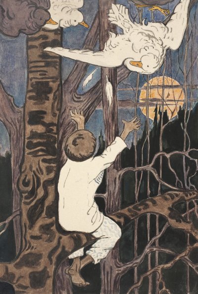 Illustration de Le Conte Synko-Philipko, années 1890 - Elena Dmitryevna Polenova
