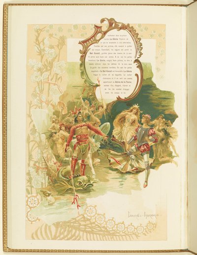 Programme pour le ballet La Perle de Marius Petipa et Riccardo Drigo, 1896 - Elena Petrovna Samokish Sudkovskaya