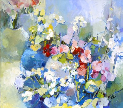 Nature morte florale éclatante - Elena Shraibman