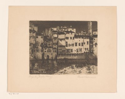 Borgo San Jacopo (Firenze) - Elena Wissmann (signed by artist)