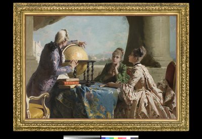 La leçon de géographie - Eleuterio Pagliano