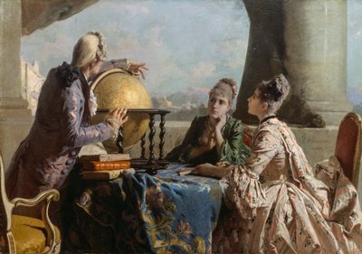 La Leçon de Géographie - Eleuterio Pagliano