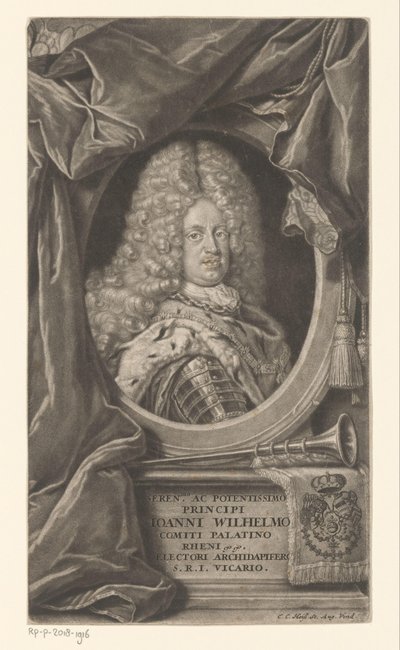 Portrait de Johann Wilhelm - Elias Christopf Heiss