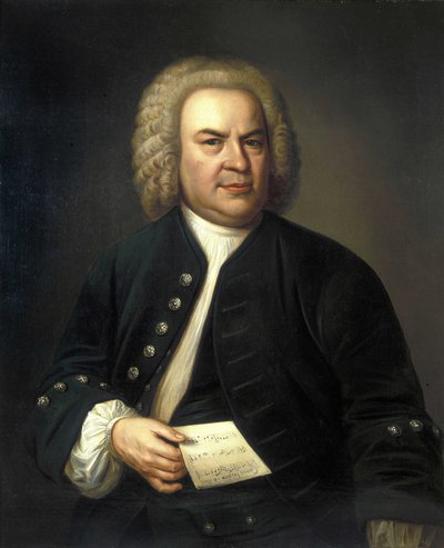 Portrait de Jean Sébastien Bach - Elias Gottleib (after) Haussmann