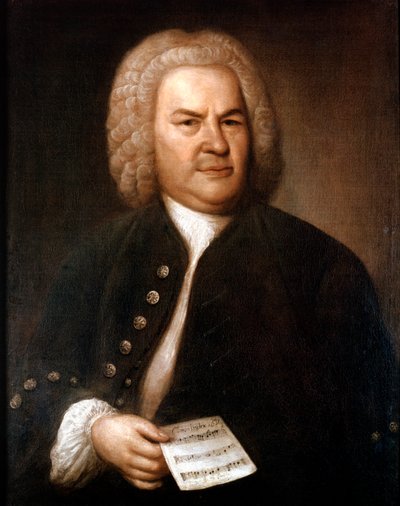 Johann Sebastian Bach, compositeur et organiste allemand, 1746 - Elias Gottleib Haussmann