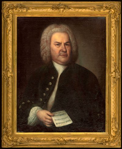 Portrait de Johann Sebastian Bach - Elias Gottleib Haussmann