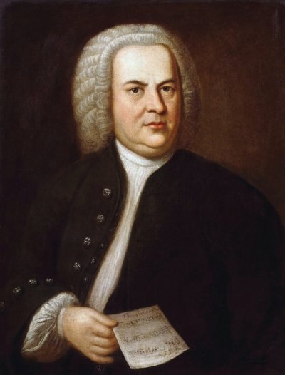 Portrait de Johann Sebastian Bach, par Haussmann, Elias Gottlob - Elias Gottleib Haussmann