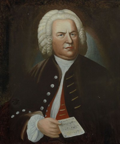 Portrait de Johann Sebastian Bach, milieu du XVIIIe siècle - Elias Gottlob Haussmann