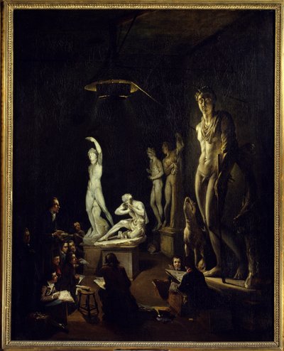 Salle de moulage de la Royal Academy de Londres en 1770 - Elias Martin
