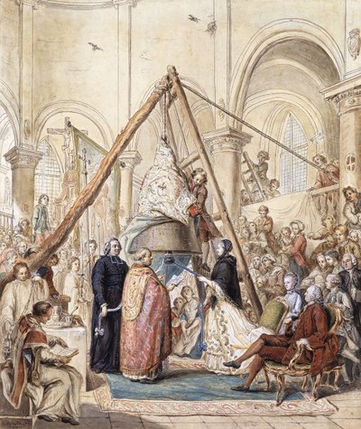 La bénédiction de la cloche de l