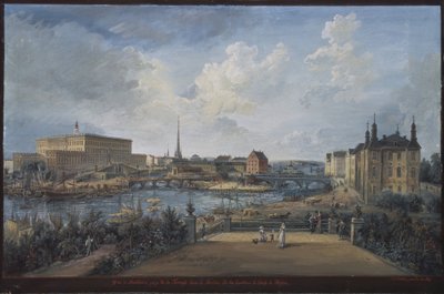 Vue de Stockholm - Elias Martin