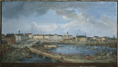 Vue de Stockholm. - Elias Martin