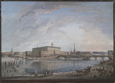 Vue de Stockholm - Elias Martin
