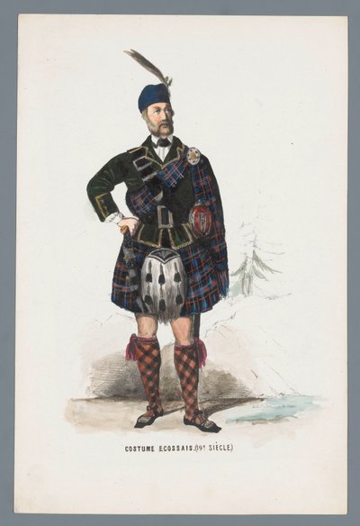 Costume écossais (XIXe siècle) - Elias Spanier