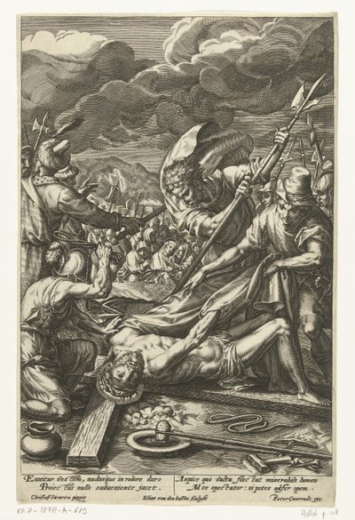 Christ dépouillé de ses vêtements - Elias van den Bossche