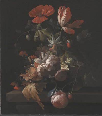 Fleurs dans un bol - Elias van den Broeck