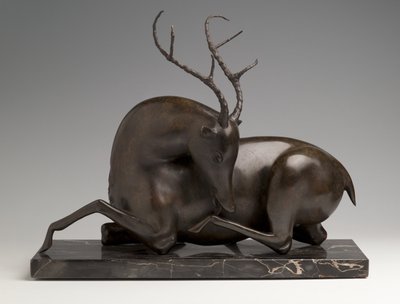 Cerf au repos, c. 1915 - Elie Nadelman