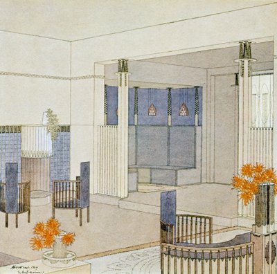 Conception pour un salon de dame, de 