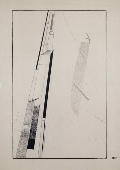 Proun 2 D - Eliezer Markowich Lissitzky