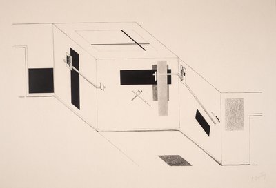 Sans titre - Eliezer Markowich Lissitzky