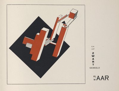 À propos de deux carrés, 1922 - Eliezer Markowich Lissitzky