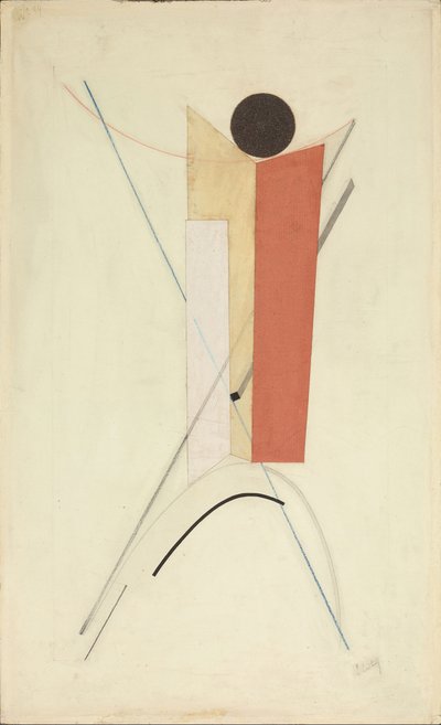 Proun 43 Variante, vers 1922 - Eliezer Markowich Lissitzky
