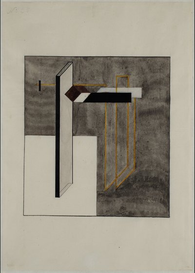 Proun 4B - Eliezer Markowich Lissitzky