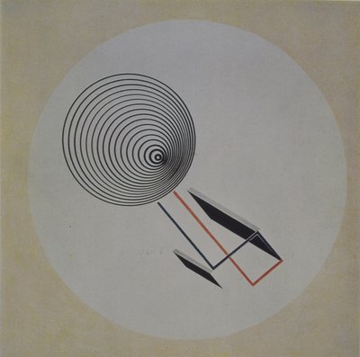 Proun 93. Spirale flottante, 1924 - Eliezer Markowich Lissitzky