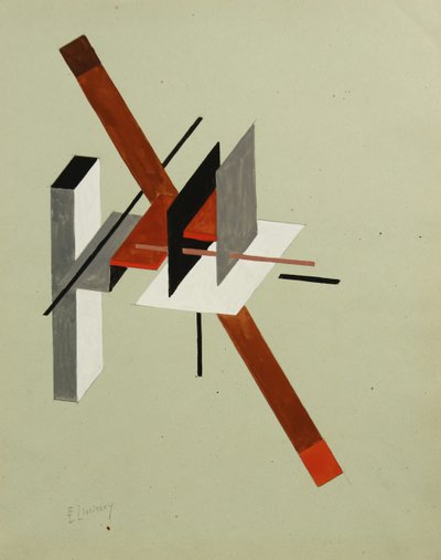Proun, vers 1923 - Eliezer Markowich Lissitzky