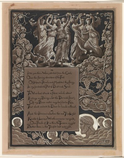 (Illustration pour le Rubáiyát d