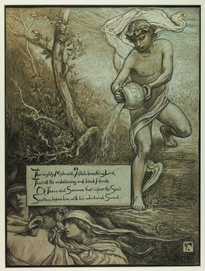 (Illustration pour le Rubáiyát d