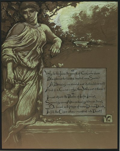(Illustration pour le Rubáiyát d