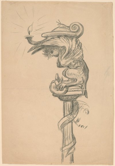 (détail) du Mariage de la Fille de la Vigne, c. 1890 - Elihu Vedder