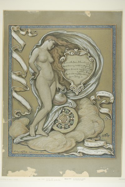 Étude de figure pour Rubaiyat d