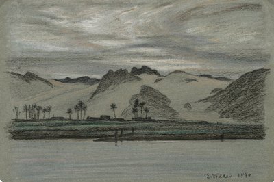 De 30 dessins du voyage sur le Nil, n° 19 - Elihu Vedder