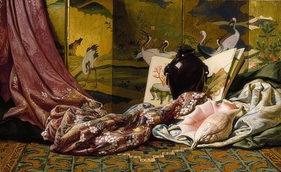 Nature morte japonaise - Elihu Vedder