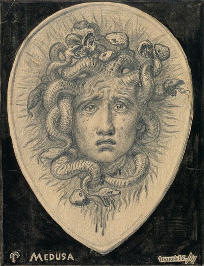 Méduse, 1867 - Elihu Vedder